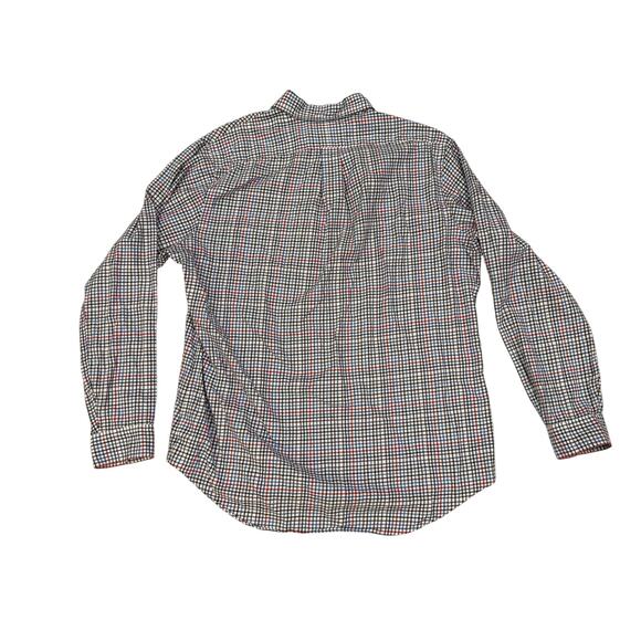 Ralph Lauren Button Down Plaid OCBD Shirt Preppy Cotton Long Sleeve Mens L - Picture 2 of 11